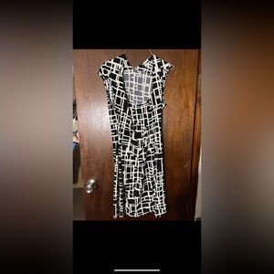 Black and white Lily dress